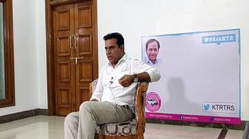 Telangana Rashtra Samiti BJP KTR Congress stooping low Assembly elections Twitter Live video