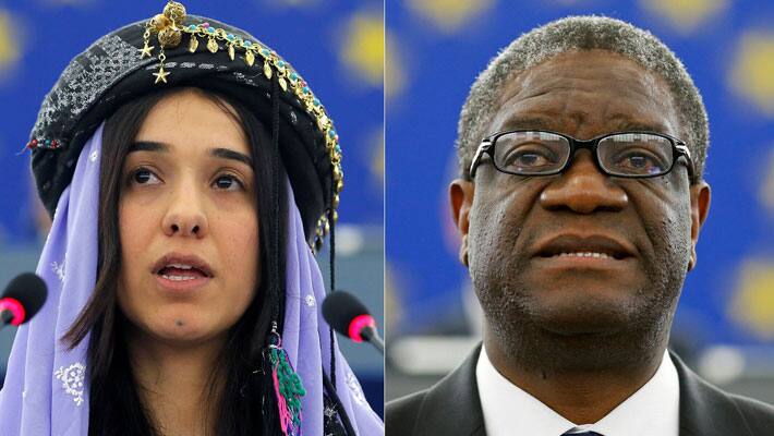 Nobel Prize awarded...Denis Mukwege, Nadia Murad