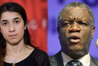 Nobel Peace Prize winner Mukwege Nadia Murad Yazidi IS war-time sexual violence