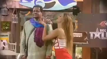 in bigboss house jasleen do pol dance and jalota is her pol, vedio viral