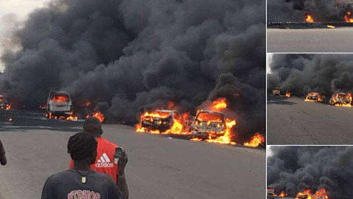 Oil Tanker Road Accident...60 Killed, 100 Burnt