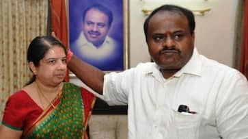 Karnataka Kumaraswamy wife Anitha nepotism politics Ramanagara