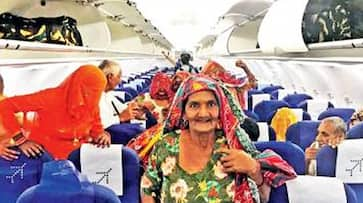 Haryana Punjab pilot gifts village elders first flight Hisar