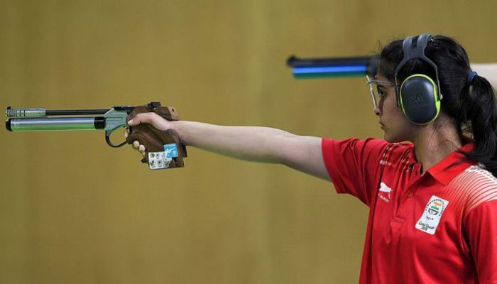 ISSF Shooting Manu Bhaker guns down seventh Tokyo spot