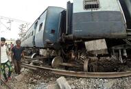 Lucknow New Farakka Express derailment Special train buses  stranded passengers stranded in Rae Bareli