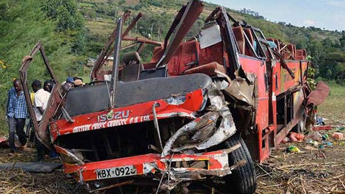 Kenya bus crash...50 people killed