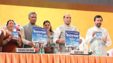 Rajnath Singh releases book on Kedarnath, written by Manjeet Negi
