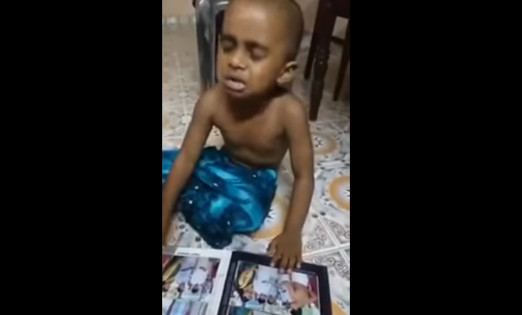 son viral reaction when saw parents wedding album