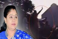 Telangana Election Campaign Congress Vijayashanti Stage Collapse