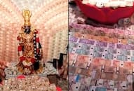 Andhra Pradesh Goddess Sri Kanyaka Parameswari decorated Rs 4.5 crore worth gold Dussehra Video