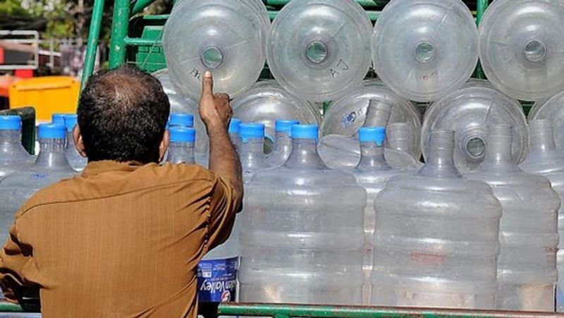 Water Mixed With Soil Came From Pure Drinking Water Plant in Vijayapura grg