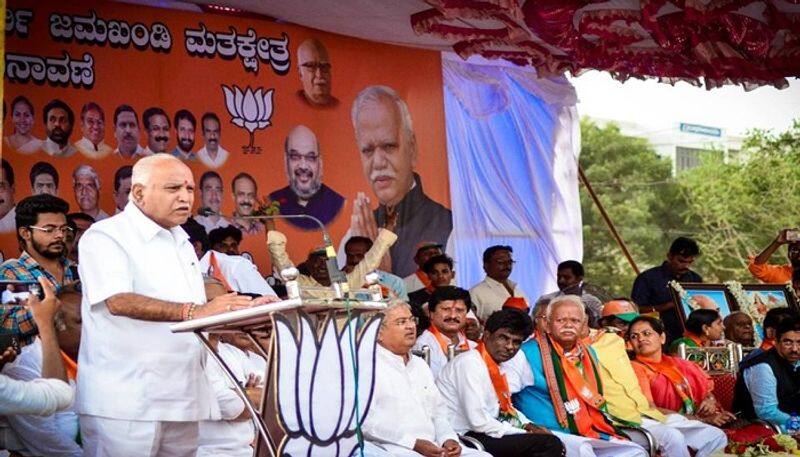 BS Yeddyurappa success in dissent relief at Jamakhandi BJP