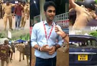 Live from Sabarimala MyNation journalist attacked on temple premises Video