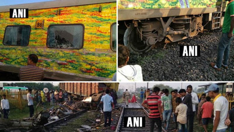 Truck hits Trivandrum Rajdhani two coaches derail