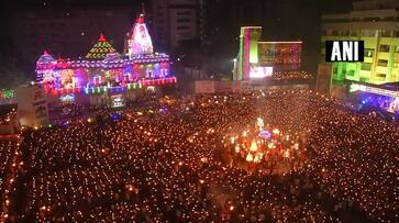 Gujarat Umiya temple maha aarti Mahanavami navaratri Dussehra dashami