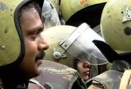 Two women going for Darshan in Sabarimala Temple