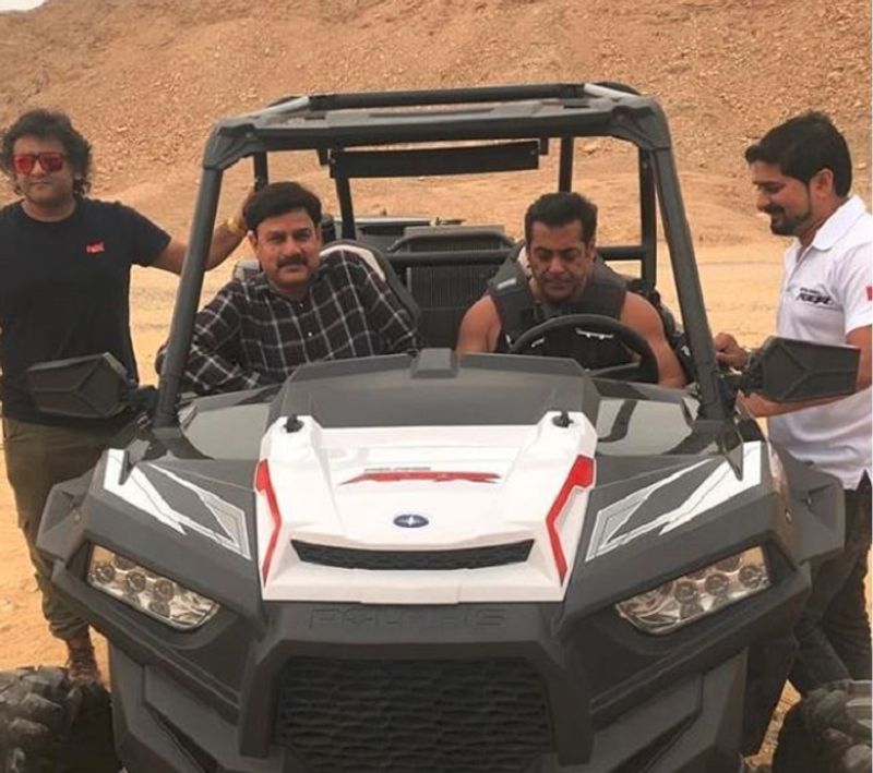 Bollywood Star Salman Khan Spotted Driving Polaris RZR1000 in Dubai