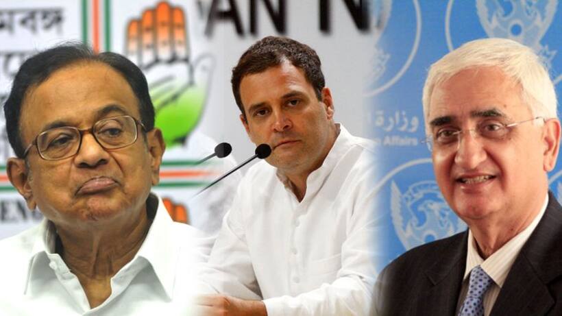 खुर्शीद के बाद चिदंबरम ने फोड़ा बम,  बोले   2019 में राहुल पीएम पद का चेहरा नहीं