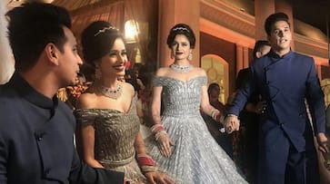 Prince Narula and Yuvika Chaudhary wedding reception pictures and videos