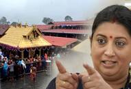 Smriti Irani draws Sabarimala fire temple analogy Never asked court violate Parsi faith