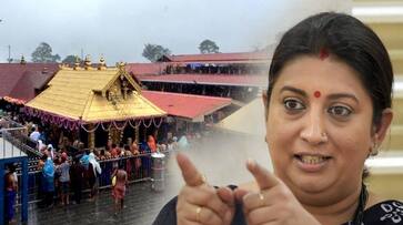 Smriti Irani draws Sabarimala fire temple analogy Never asked court violate Parsi faith