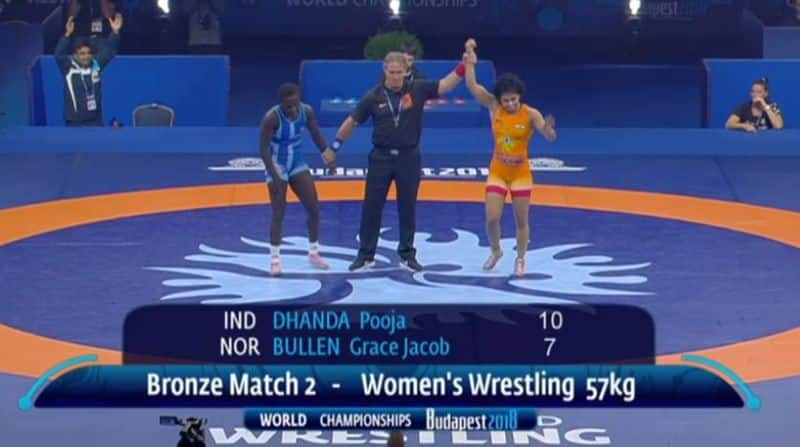 World wrestling Championship Pooja Dhanda wins bronze medal