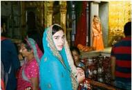 Singer Dua Lipa rocks saree Jaipur vacation Ganesha temple Issac Carew