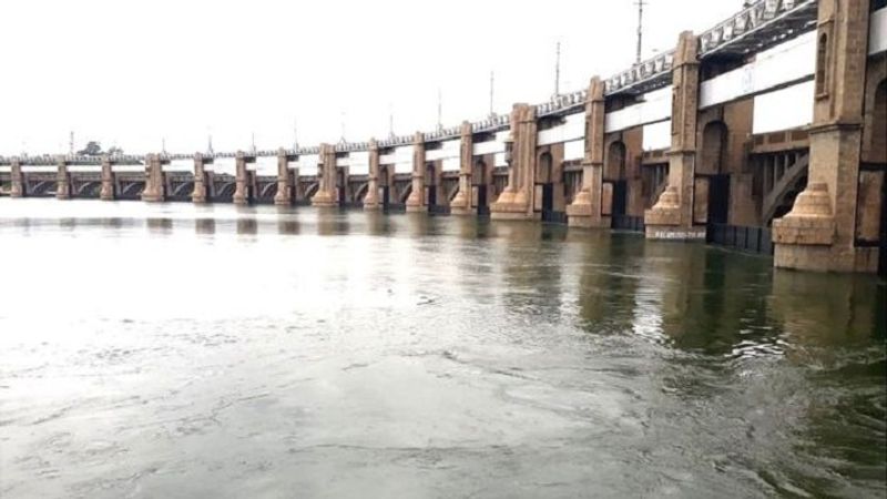 mettur dam water flow increased