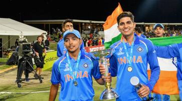 Shubman Gill Prithvi Shaw India Under-19 World Cup Deodhar Trophy