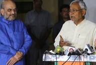 Nitish kumar met BJP President Amit shah on his residence