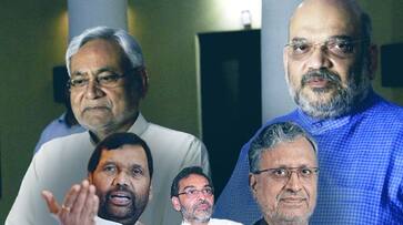 Nda bihar seat sharing lok sabha poll 2019 bjp jdu ljp rlsp Nitish kumar Amit shah Ramvilas paswan Upendra kushwaha