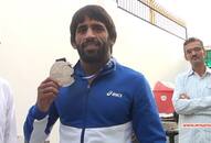 bajrang punia world championship silver medal welcomed sonipat haryana