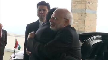 prime minister narendra modi arrived in japan on  participate in the 13th annual conference