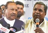 Karnataka by-election War of words between Congress's Siddaramaiah, BJP's Eshwarappa Video