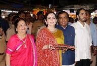 The Ambani family visits Siddhivinayak temple to seek blessings