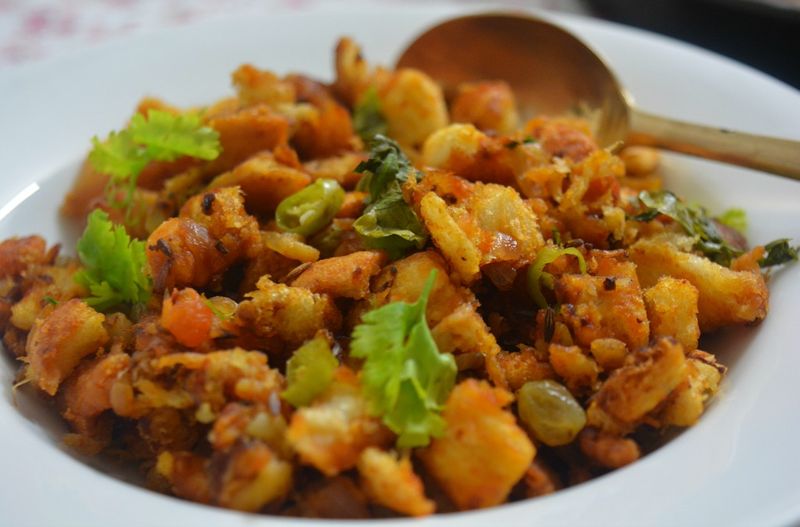 how to make bread upma.. recipe is here