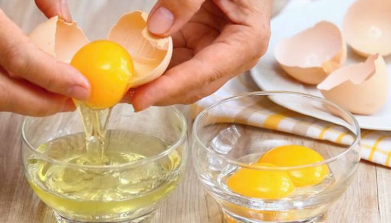 egg face pack for glow and shiny skin 