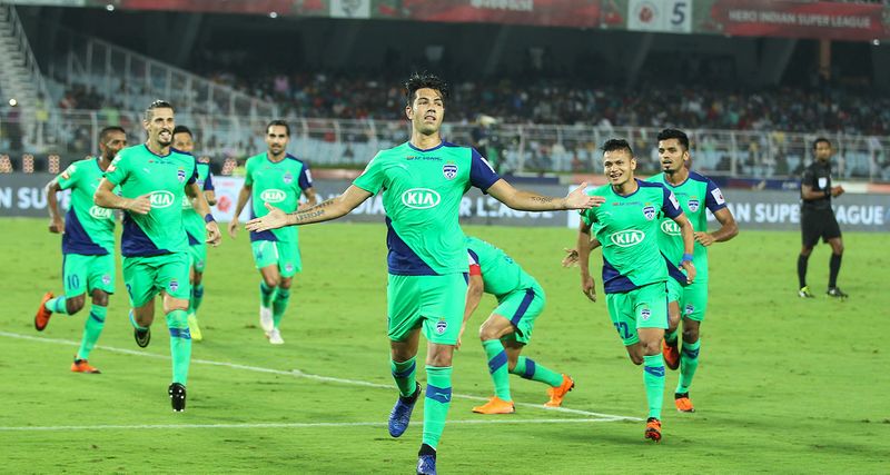 ISL football 2018 Bengaluru FC beat ATK by 2-1