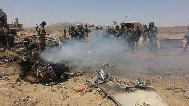 Afghan Army Helicopter Crashes...25 People Killing