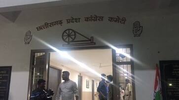 Chhattisgarh Congress infighting out in open as corporator Ajaz Dhebar supporters ransack newly built Rajiv Bhawan in Raipur