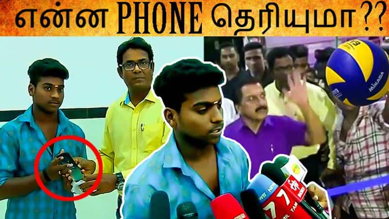 Sivakumar repays the youngster with a new phone