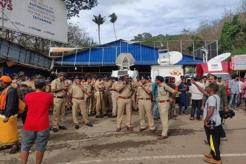 सबरीमाला: झड़प की आशंका, छावनी में तब्दील हुआ मंदिर