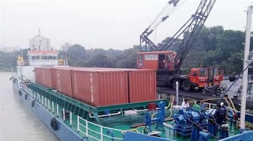 First ever inland waterway Rabindranath Tagore Nitin Gadkari Pepsico consignments