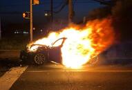 Burning Car