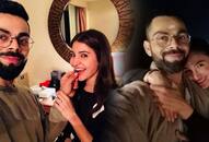 anushka sharma share photo's with virat kohli on his birthday