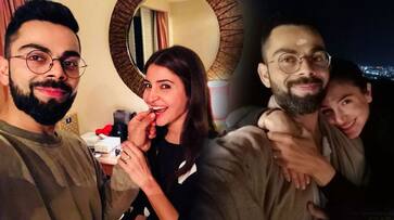 anushka sharma share photo's with virat kohli on his birthday