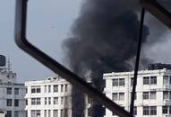 Kolkata Massive fire breaks Park Street Apeejay House Bagree Market