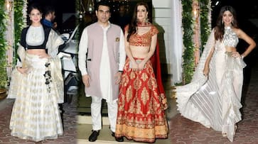 shilpa shetty diwali party: arbaz khan came with his girlfriend and sushmita sen with her 15 year old boyfriend