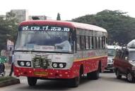 Machete-wielding woman bus stop scares passengers Chikmagalur Video