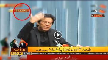 Begging controvery, PTV apologises for writing during live speech of Imran Khan